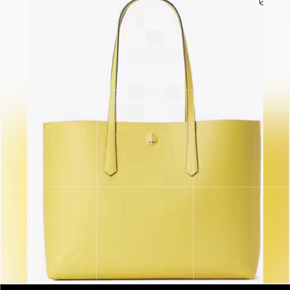 Kate Spade Yellow Tote Bag, with matching coin purse.